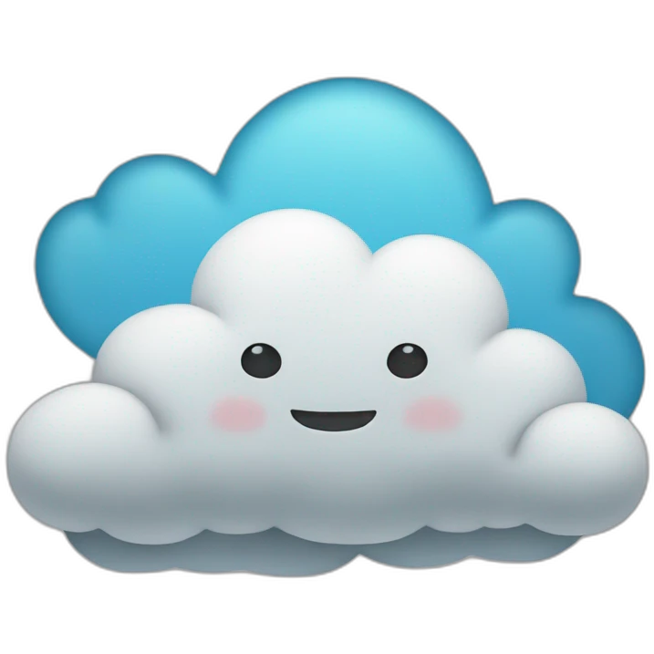 Cloud emoji