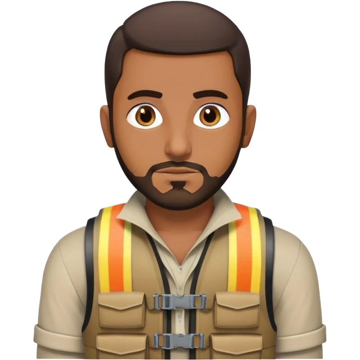 Arab man with a suicide bomb attatched to him  emoji