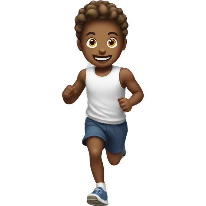 kid run fast emoji