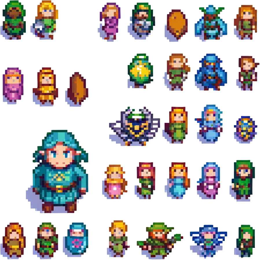 zelda characters emoji