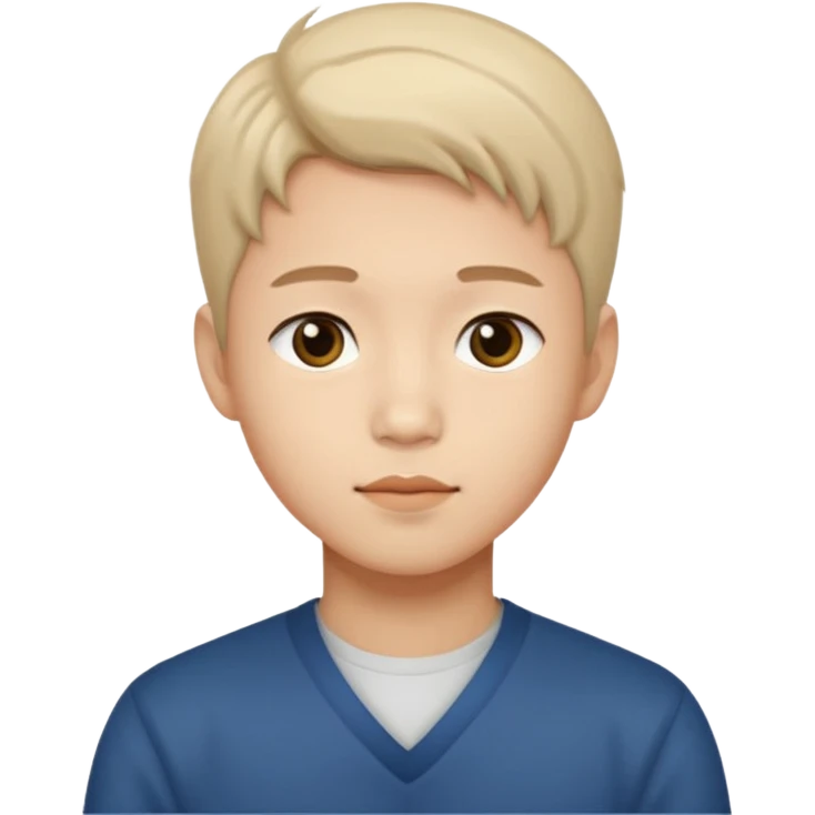 Create a handsome korean boy emoji