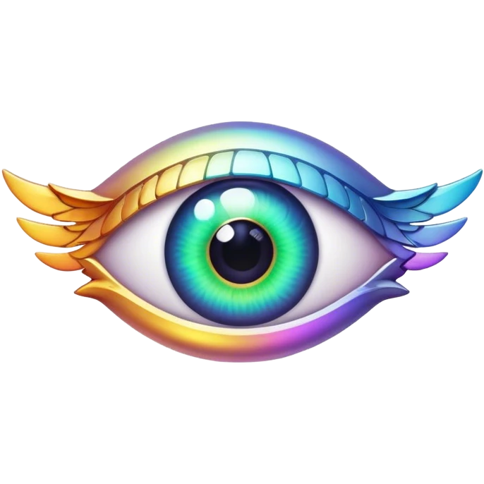 eye with six wings emoji