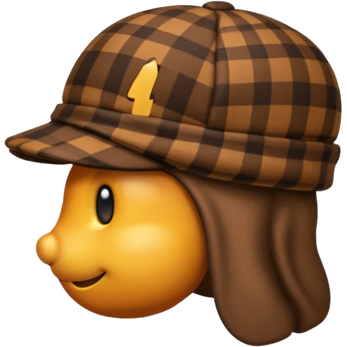 deerstalker hat emoji