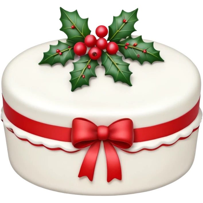 christmas cake emoji