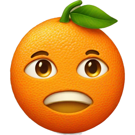 tangerine emoji