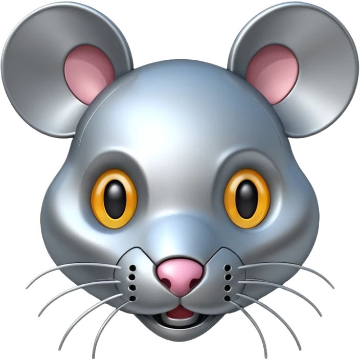 robot mouse head emoji