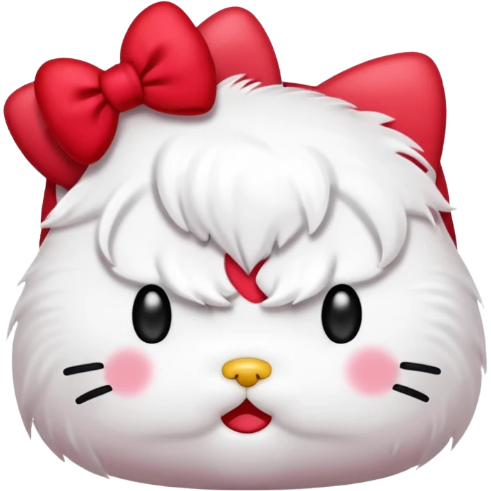 Angry hello kitty  emoji