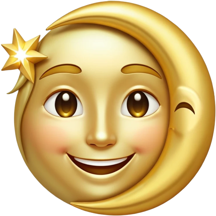 😍+🌙 emoji