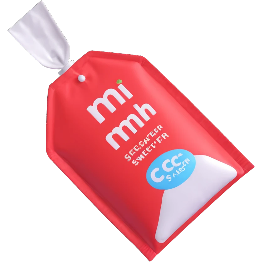 one sachet of artificial sweetener emoji