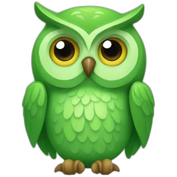 green owl emoji