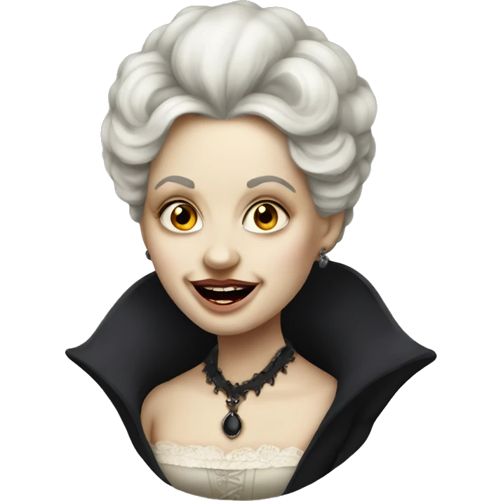 victorian lady vampire emoji