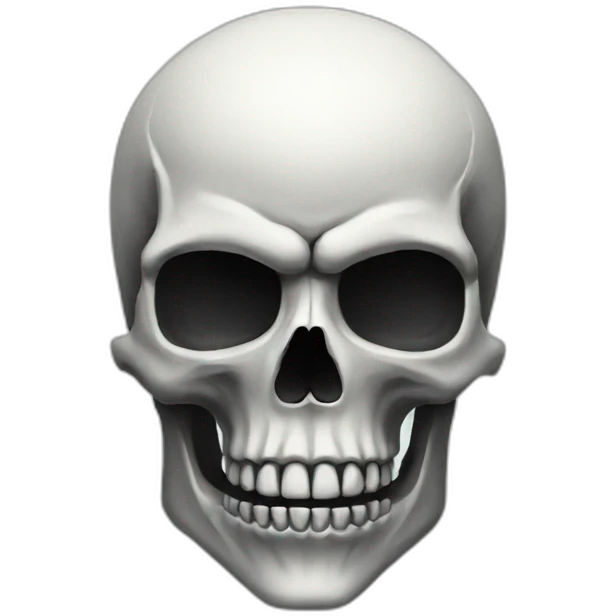 cool badass skull emoji