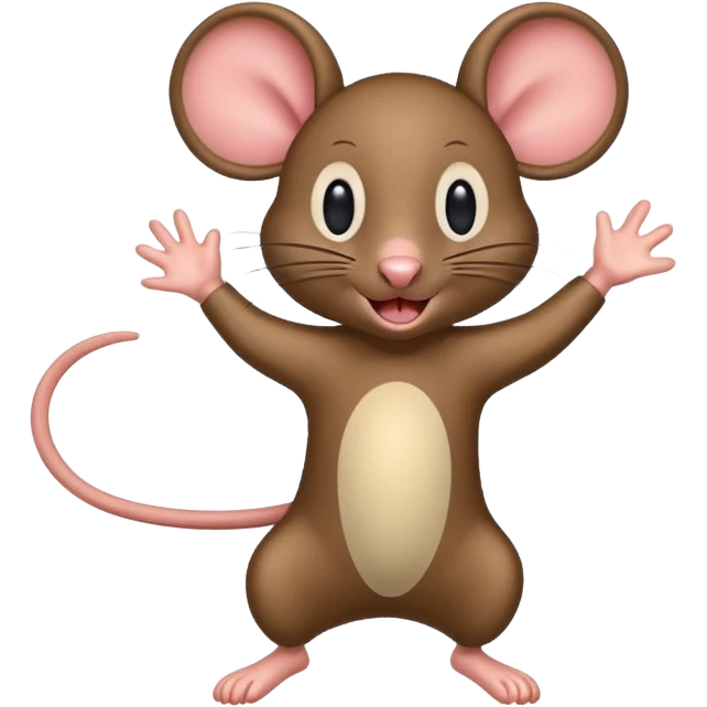une souris qui fait un saut en longueur emoji