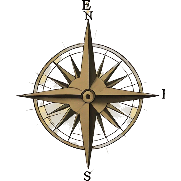 compass draws on paper emoji