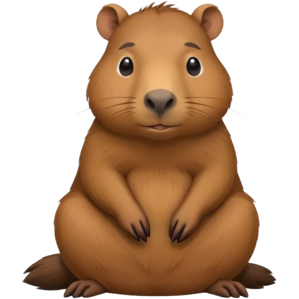 capybara sitting emoji