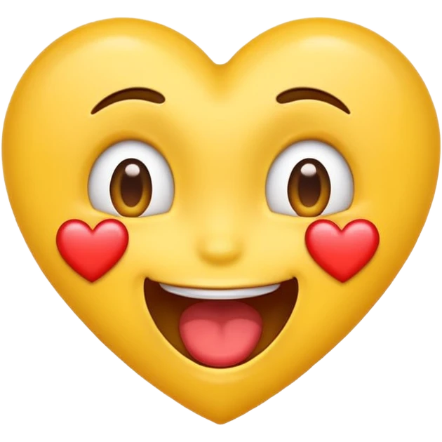 Um emoji babando de paixão emoji