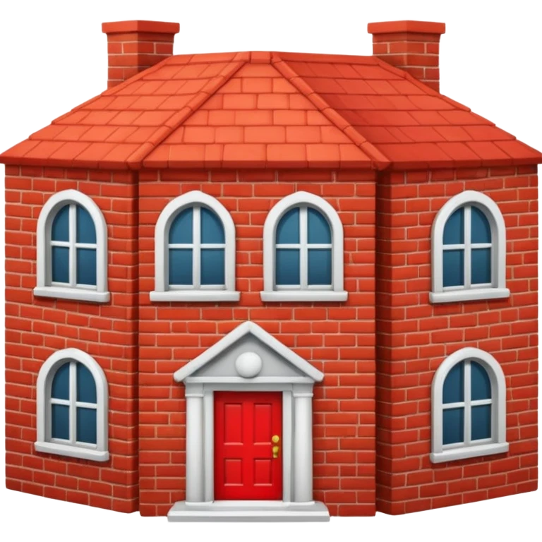 house no trees  not wooden like an apple emoji emoji