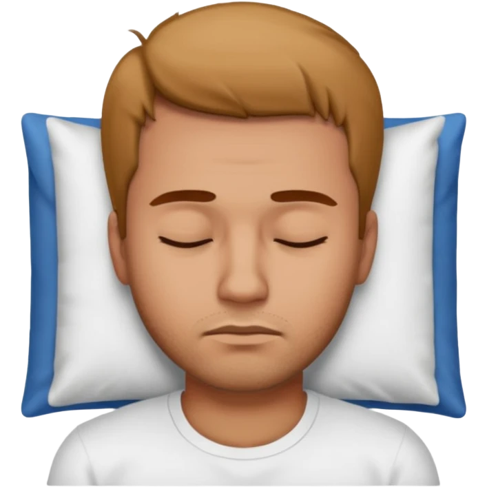 мужчина спит хмурый  emoji
