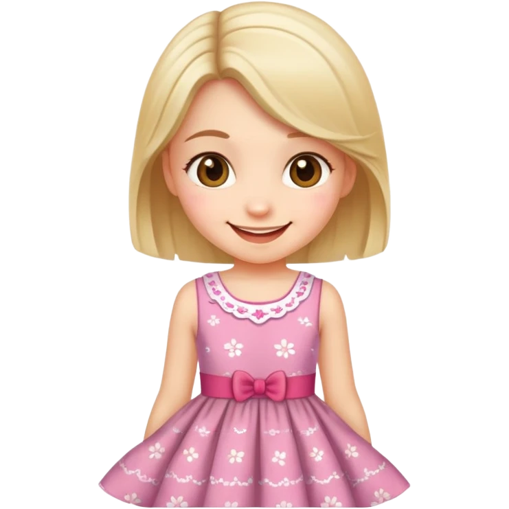 girl in a cute dress emoji