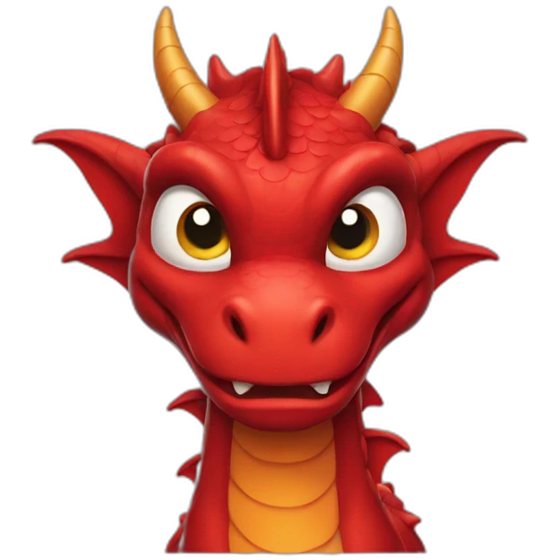 Red dragon emoji