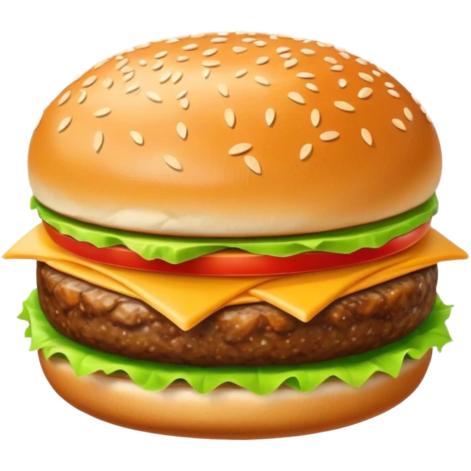Burger eating intself  emoji