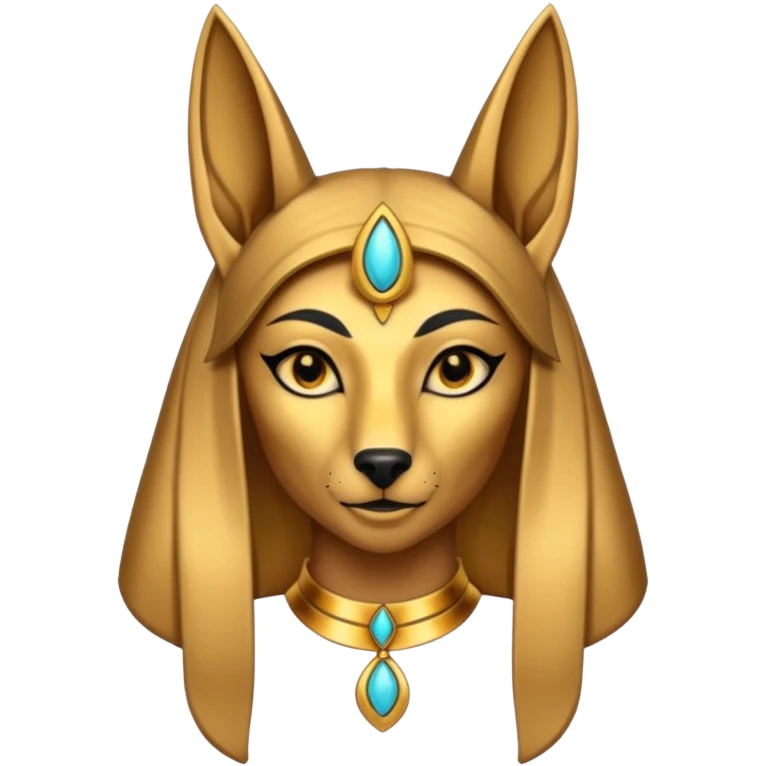 Beautiful full female Anubis  emoji