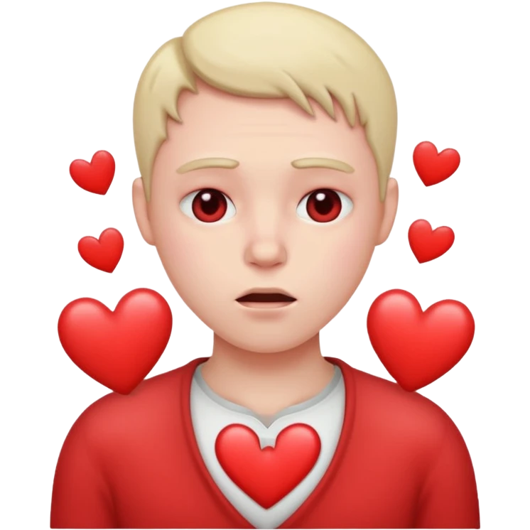 heart thumping out of chest person emoji