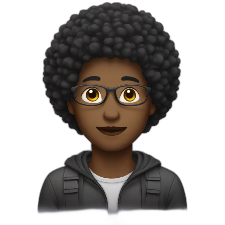 Afro emoji