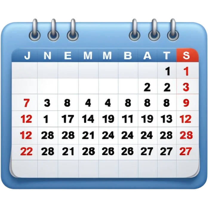 calendario emoji