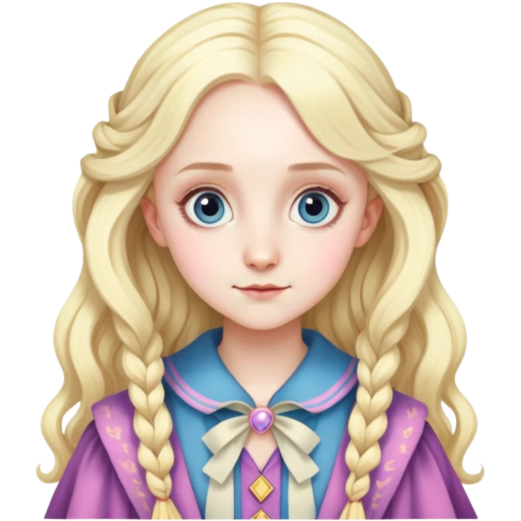 Luna Lovegood in harry potter emoji