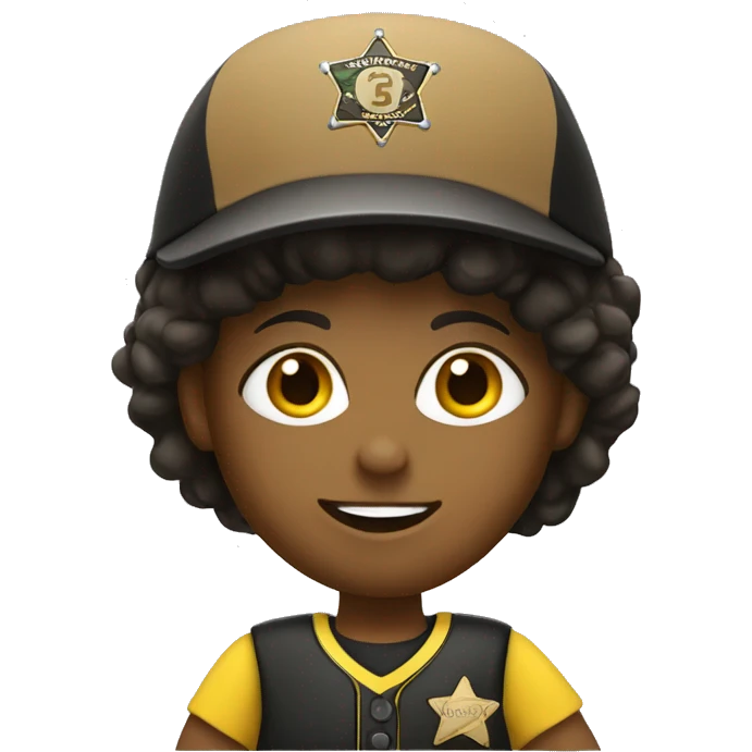 deputy playing softball emoji
