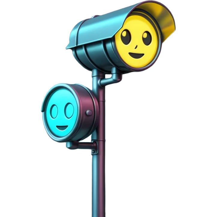 cyberpunk streetlight emoji