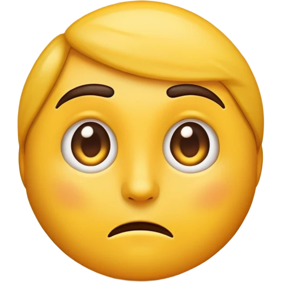 “Emoji with one eyebrow raised and upper lip slightly curled, showing a skeptical or intense expression.” emoji