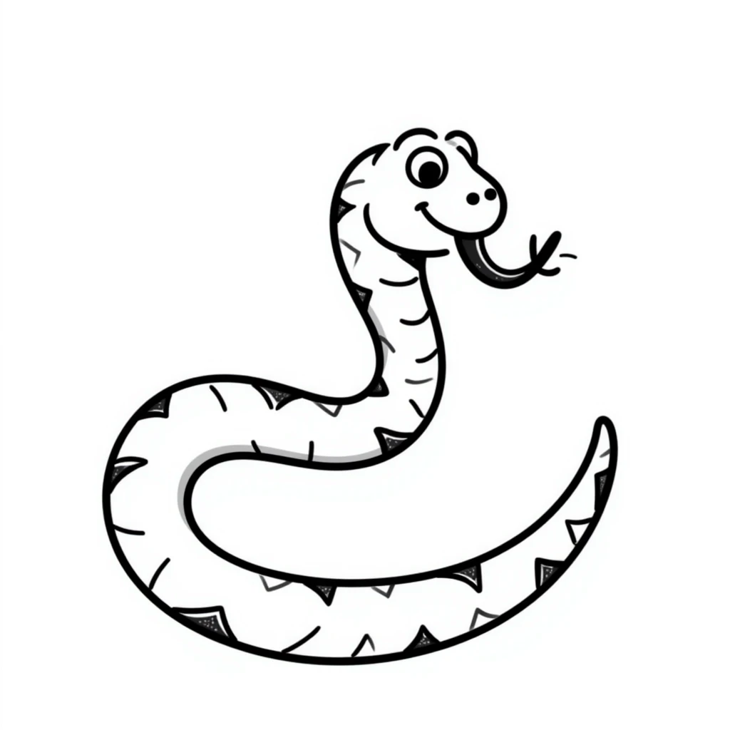 ouroboros, stylized snake eating its own tail, hand drawn doodle style emoji