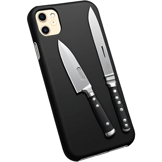 чехол для Iphone knife emoji