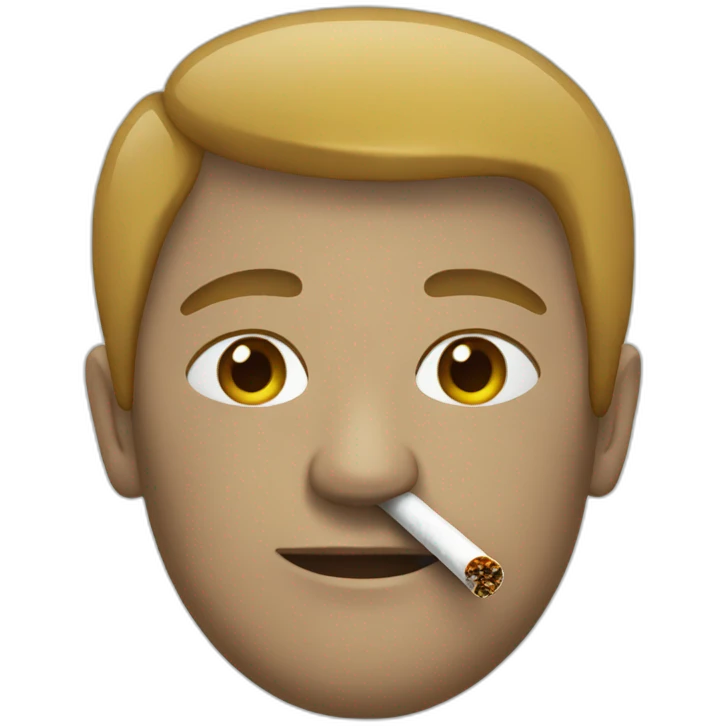 person who smokes a joint emoji