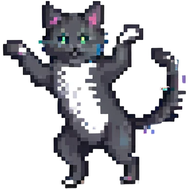 dancing cat emoji