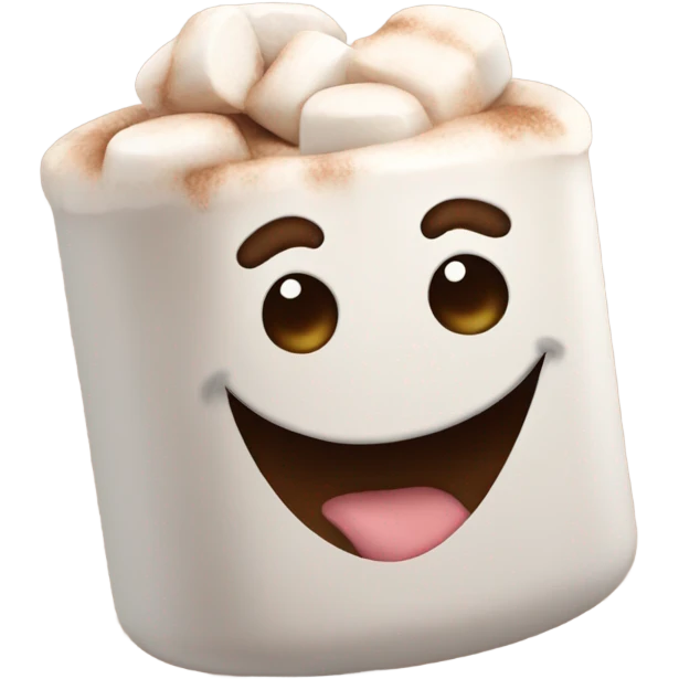Cocoa marshmallow  emoji