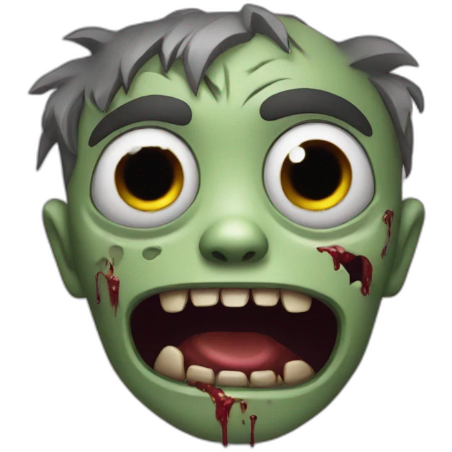 cute zombie emoji