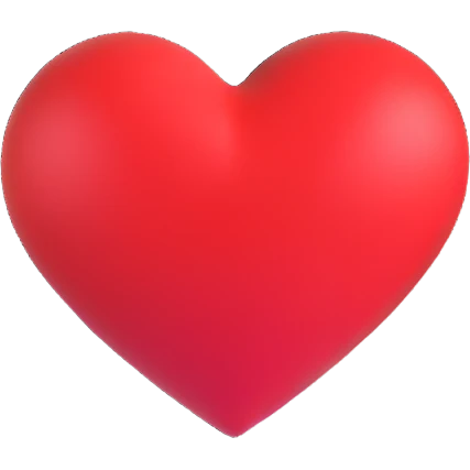 red heart emoji