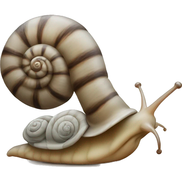 Snail with sleeping emoji