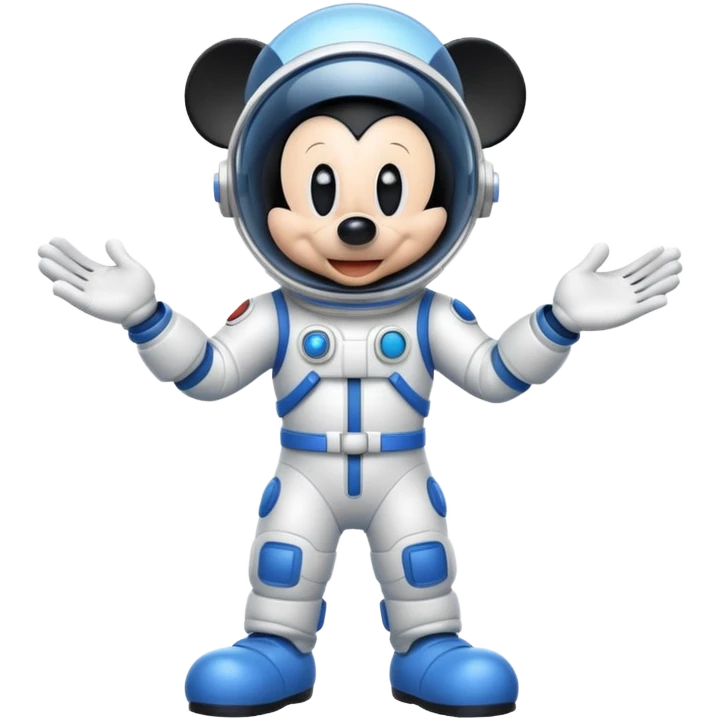 MICKEY DANS UN HABIT DE COSMONAUTE  emoji