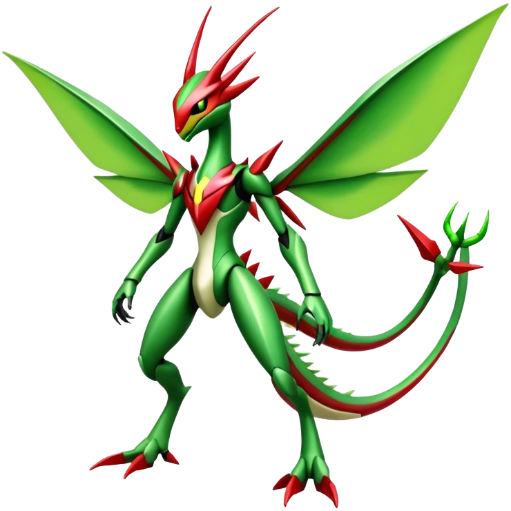  Cool Edgy Shiny Futuristic Ethereal Legendary Scizor-Kartana-Digimon-Schyther-Flygon-hybrid full body emoji