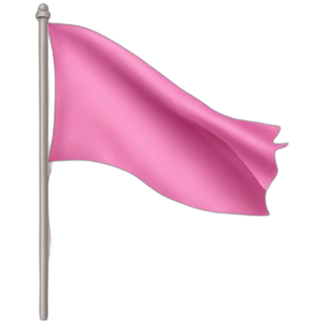 Pink flag emoji