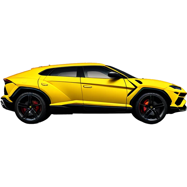 Yellow Lamborghini urus  emoji