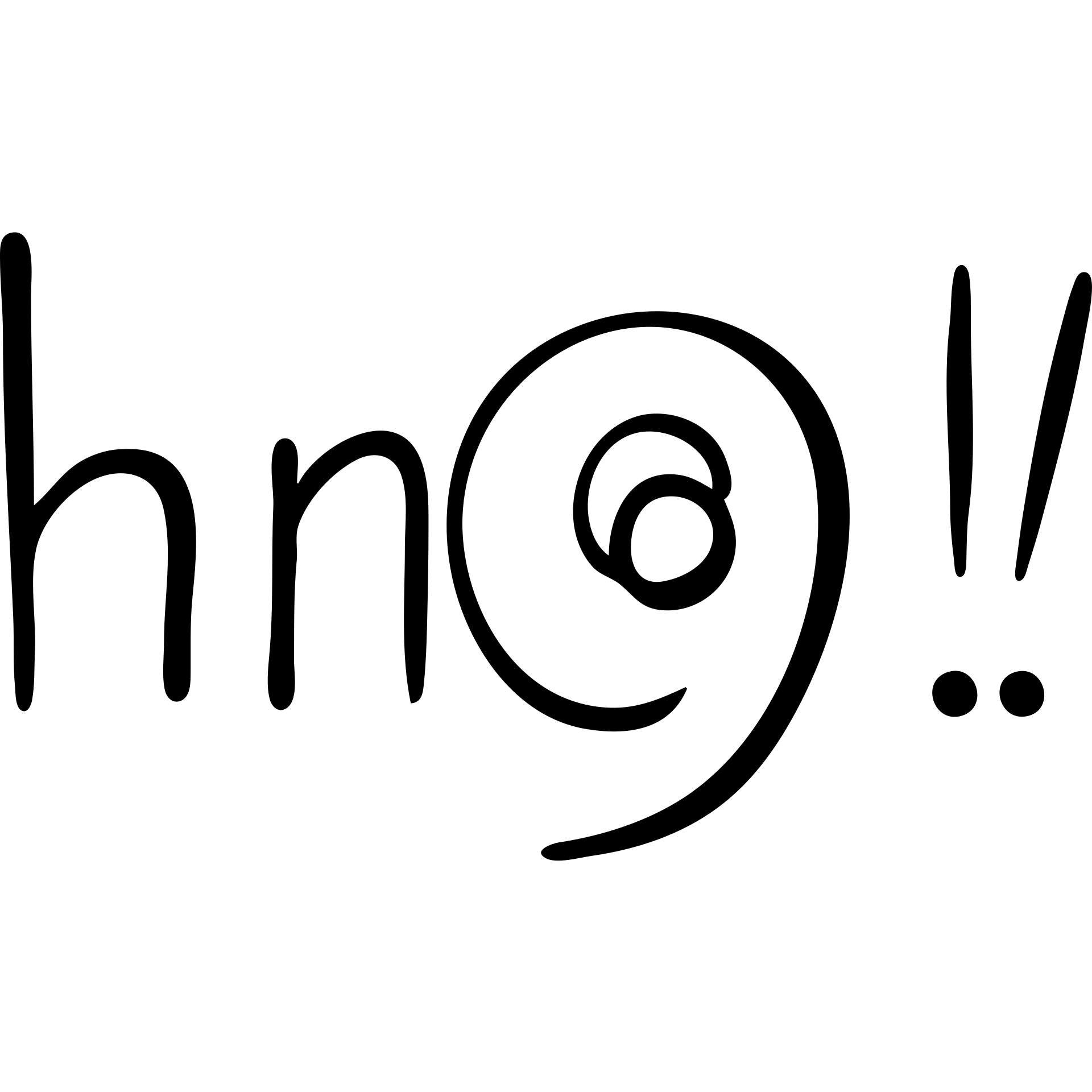 quotes icon, hand-drawn black outlined style emoji