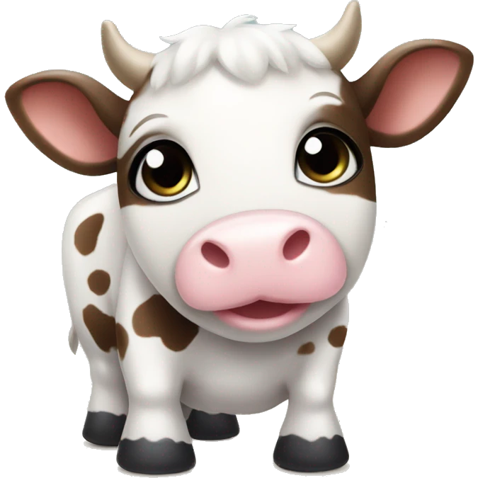 cute baby cow squishamallow  emoji