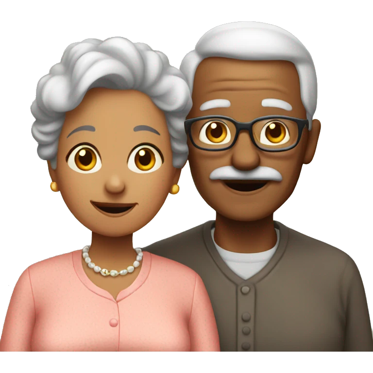 grandpa and grandma emoji