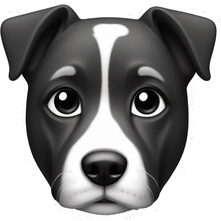dog black and white emoji