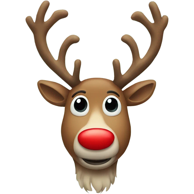 Red Nosed Reindeer emoji
